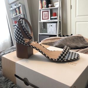 Gingham Heels NWT